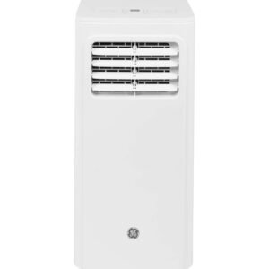 GE - 150 Sq. Ft. 5,000 BTU Portable Air Conditioner with Auto Evaporation Technology - White