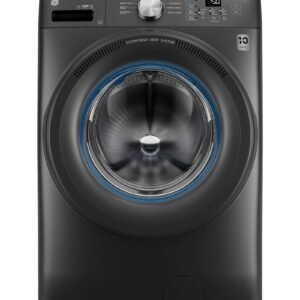 GE - 4.6 Cu. Ft. High-Efficiency Stackable Smart Front Load Washer with Microban Antimicrobial Technology - Carbon Graphite