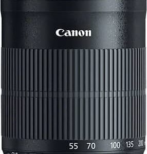 Canon - EF-S55-250mm F4-5.6 IS STM Telephoto Zoom Lens for EOS DSLR Cameras - Black
