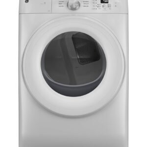 GE - 7.8 Cu. Ft. Stackable Smart Electric Dryer with Sanitize Cycle - White