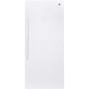 GE - 21.3 Cu. Ft. Frost-Free Upright Freezer - White