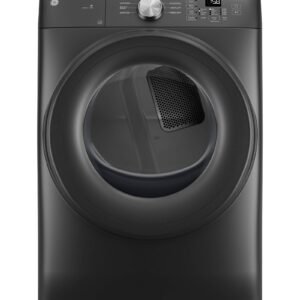 GE - 7.8 Cu. Ft. Stackable Smart Electric Dryer with Sanitize Cycle - Carbon Graphite