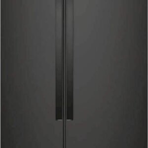 Whirlpool - 33 in. Wide 21.7 cu. ft. Side-by-Side Refrigerator - Black