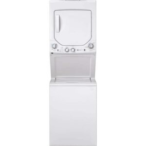 GE - 2.3 Cu. Ft. Top Load Washer and 4.4 Cu. Ft. Electric Dryer Laundry Center - White