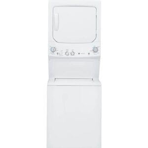 GE - 3.8 Cu. Ft. Top Load Washer and 5.9 Cu. Ft. Electric Dryer Laundry Center with Long Vent Drying - White