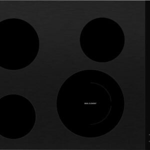 Whirlpool - 30 in. Wide 4 element Built-In Electric Cooktop with Dual Radiant Element - Black