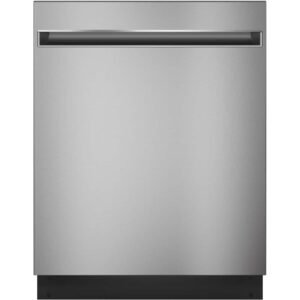 GE - 24" Top Control Built-In Stainless Steel Tub Dishwasher with 3-Level Wash and 51 dBA - Stainless Steel