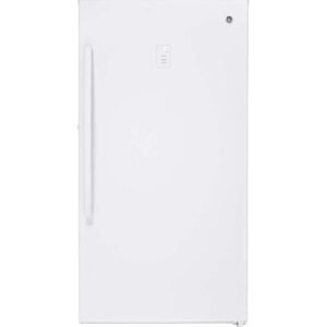 GE - 17.3 Cu. Ft. Frost-Free Upright Freezer - White