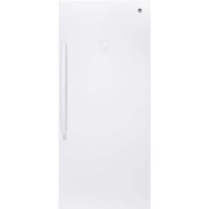 GE - 21.3 Cu. Ft. Frost-Free Upright Freezer - White