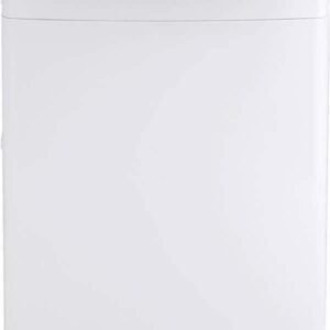 GE - 2.8 Cu. Ft. High-Efficiency Top Load Portable Washer with Stainless Steel Basket and 8 Wash Cycles - White/Black