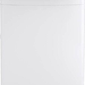 GE - 2.8 Cu. Ft. High-Efficiency Top Load Washer with Electronic LED One Touch Controls - White/Black