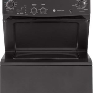 GE - 3.8 Cu. Ft. Top Load Washer and 5.9 Cu. Ft. Electric Dryer Laundry Center - Diamond Gray