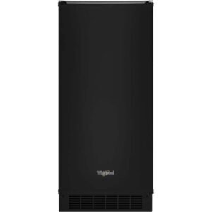 Whirlpool - 15" 29-Lb. Freestanding Icemaker - Black