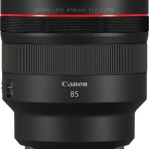 Canon - RF85mm F1.2 L USM Mid-Telephoto Prime Lens for EOS R-Series Cameras - Black