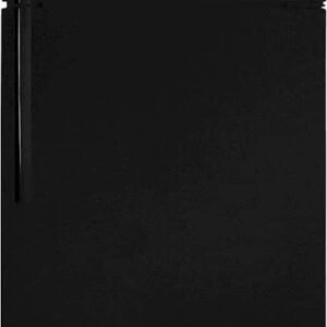 GE - 28 in. Wide 17.5 Cu. Ft. Top-Freezer Refrigerator with LED Interior Lighting - Black