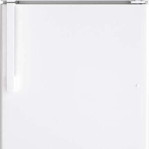 GE - 28 in. Wide 17.5 Cu. Ft. Top-Freezer Refrigerator with LED Interior Lighting - White
