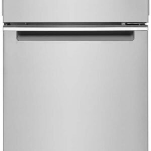 Whirlpool - 24 in. Wide 12 cu. ft. Top-Freezer Counter-Depth Refrigerator with Electronic Temperature Controls - Stainless Steel