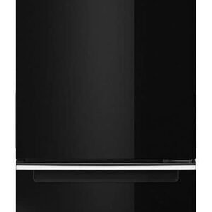 Whirlpool - 24 in. Wide 12.7 cu. ft. Bottom-Freezer Counter-Depth Refrigerator - Black