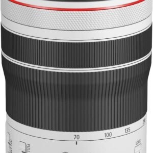 Canon - RF70-200mm F4 L IS USM Telephoto Zoom Lens for EOS R-Series Cameras - White