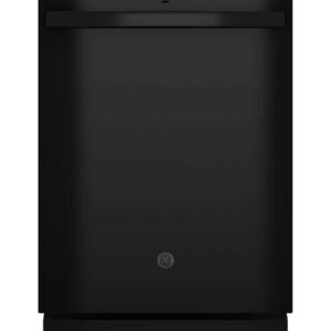 GE - 24" Top Control Built-In Plastic Tub Dishwasher with 3rd Rack, Dry Boost and 50 dBA - Black