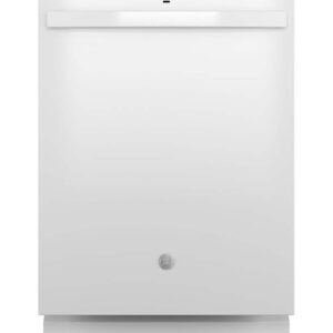 GE - 24" Top Control Built-In Plastic Tub Dishwasher with 3rd Rack, Dry Boost and 50 dBA - White