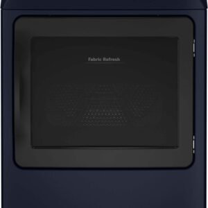 GE Profile - 7.3 Cu. Ft. Smart Electric Dryer with Fabric Refresh, Steam, and Washer Link - Sapphire Blue
