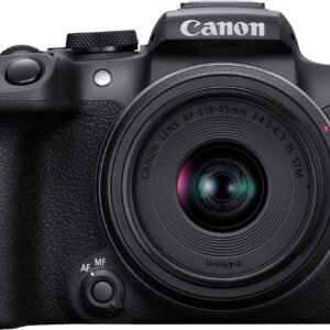 Canon - EOS R10 Mirrorless Camera with RF-S18-45 f/4.5-6.3 IS STM Lens - Black