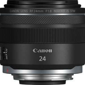 Canon - RF 24mm F1.8 MACRO IS STM Wide Angle Prime Lens for EOS R-Series Cameras - Black