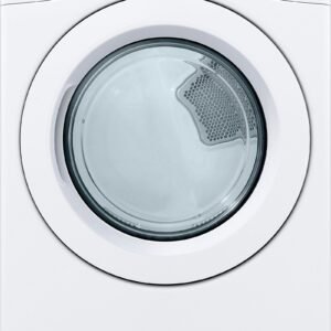 LG - 7.4 Cu. Ft. Stackable Gas Dryer with Wrinkle Care - White