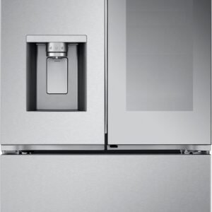 LG - 36-in Wide Counter-Depth MAX 25.5 Cu. Ft. French Door-in-Door Smart Refrigerator with Mirror InstaView - Stainless Steel