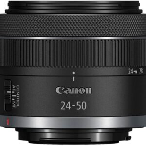 Canon - RF24-50mm F4.5-6.3 IS STM Wide Angle Zoom Lens for EOS R-Series Cameras - Black