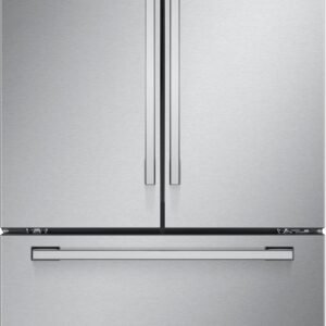 LG - STUDIO 36-in Wide Counter-Depth MAX 26.5 Cu. Ft. French Door Smart Refrigerator with Internal Water Dispenser - Stainless Steel