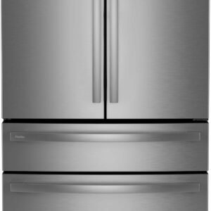 GE Profile - 36 in. Wide 28.7 Cu. Ft. 4-Door French Door Smart Refrigerator with Dual-Dispense AutoFill Pitcher - Stainless Steel