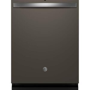 GE - 24" Top Control Built-In Stainless Steel Tub Dishwasher with 3rd Rack, Sanitize Cycle and 45 dBA - Slate