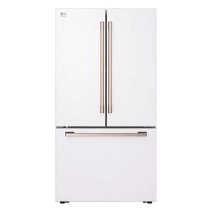 LG - STUDIO 36-in Wide Counter-Depth MAX 26.5 Cu. Ft. French Door Smart Refrigerator with Internal Water Dispenser - Essence White