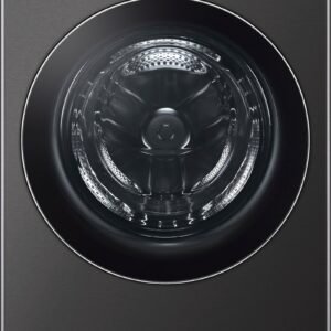 LG - 5.0 Cu. Ft. HE Smart Mega Capacity All-in-One Electric Washer/Dryer WashCombo with Steam and Ventless Inverter Heat Pump - Black Steel