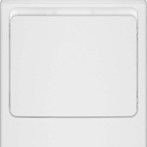 GE - 7.2 Cu. Ft. Gas Dryer with Auto Dry - White with Matte Black
