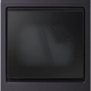 LG - 7.3 Cu. Ft. Smart Electric Dryer with Steam and EasyLoad Door - Matte Black