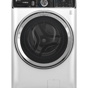 GE Profile - 5.3 Cu. Ft. High-Efficiency Stackable Smart Front Load Washer with Steam and UltraFresh Vent System+ With OdorBlock - White