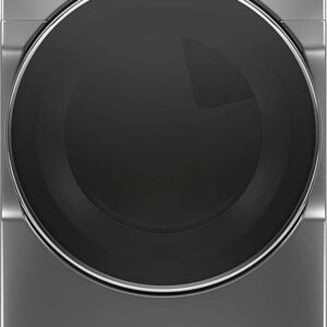 Whirlpool - 7.4 Cu. Ft. Stackable Electric Dryer with Steam and Intuitive Controls - Chrome Shadow