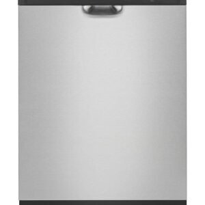 Amana - 24" Front Control Built-In Dishwasher with Triple Filter Wash and 59 dBA - Stainless Steel