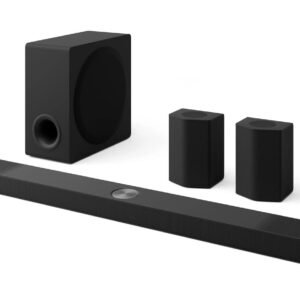 LG - 9.1.5-Channel S95TR Home Theater Soundbar with Wireless Subwoofer and Rear Speakers, Dolby Atmos, WOW Orchestra - Black