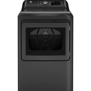 GE - 7.4 Cu. Ft. Electric Dryer with Sensor Dry - Diamond Gray
