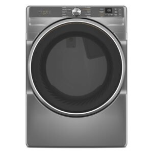 Whirlpool - 7.4 Cu. Ft. Smart Front Load ENERGY STAR Gas Dryer with Steam Capabilities - Silver