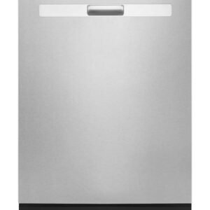 Whirlpool - 24 inch  Quiet Dishwasher with Boost Cycle and Pocket Handle .- Fingerprint Resistant - Stainless Steel