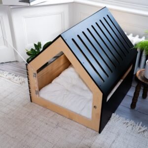 Luxury Dog House 'Classic Black'