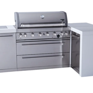 Mont Alpi 6-burner Deluxe Island with a 90-Degree Corner MAi805-D90 - 94''