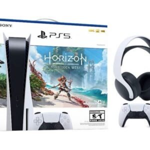 Sony PlayStation 5 PS5 Horizon Forbidden West Blu-ray Console Bundle with PULSE 3D Wireless Gaming Headset – Ultra HD Gaming System