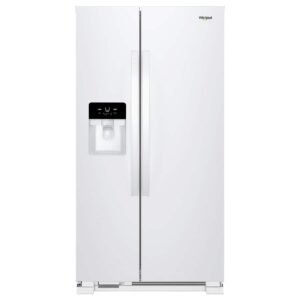 Whirlpool – 25 Cu Ft. Wide Side-by-Side Refrigerator – White