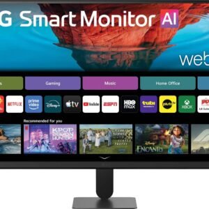 LG - 32" 4K UHD 60Hz 5ms Smart Monitor with HDR10, Built-in Speakers (HDMI, USB-A) - Black
